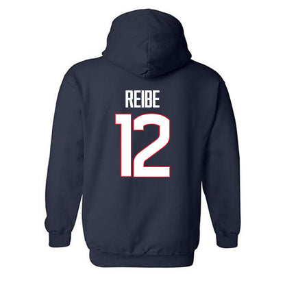 UConn - NCAA Men's Basketball : Eric Reibe - Hooded Sweatshirt-1