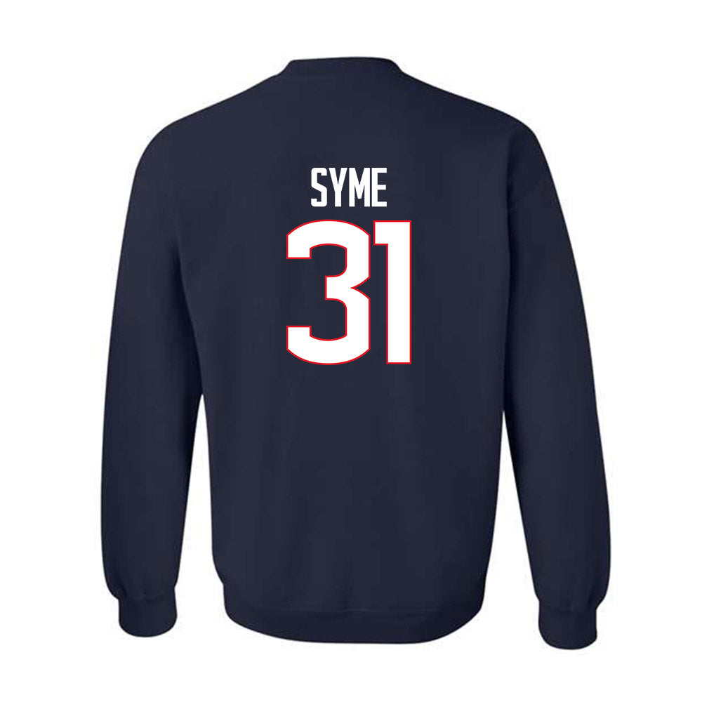 UConn - NCAA Women's Lacrosse : Madelyn Syme - Crewneck Sweatshirt-1