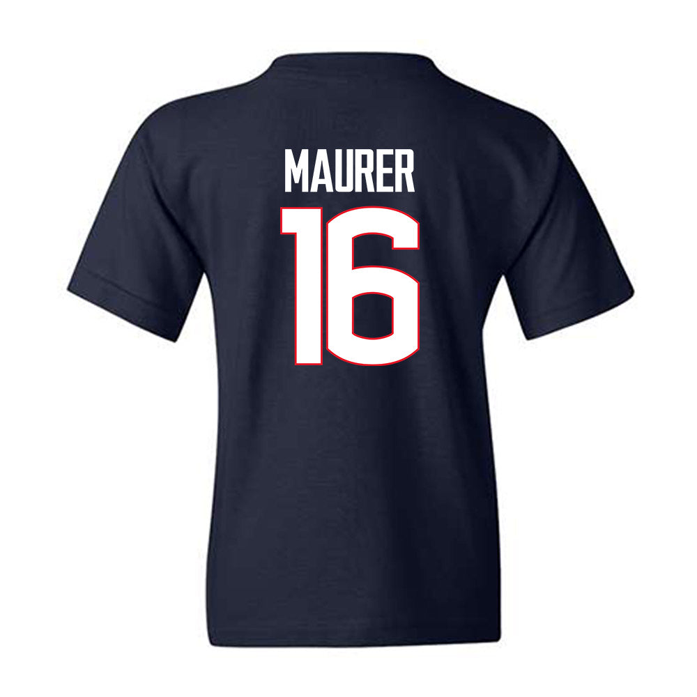 UConn - NCAA Women's Lacrosse : Aubrey Maurer - Youth T-Shirt-1