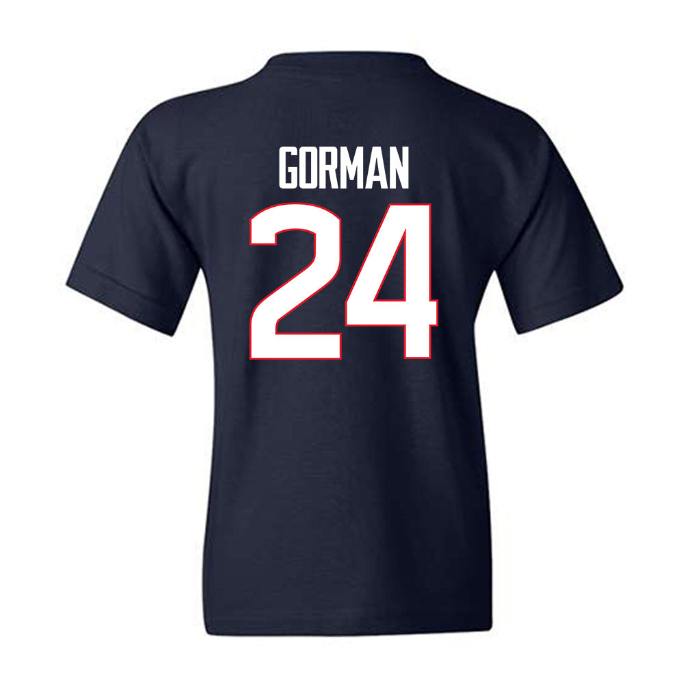 UConn - NCAA Women's Soccer : Kileigh Gorman - Youth T-Shirt-1