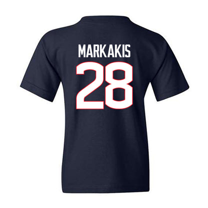 UConn - NCAA Women's Ice Hockey : Ellie Markakis - Youth T-Shirt-1