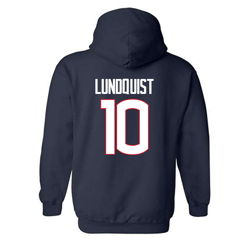 UConn - NCAA Softball : Isabella Lundquist - Hooded Sweatshirt-1