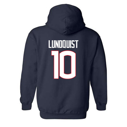 UConn - NCAA Softball : Isabella Lundquist - Hooded Sweatshirt-1
