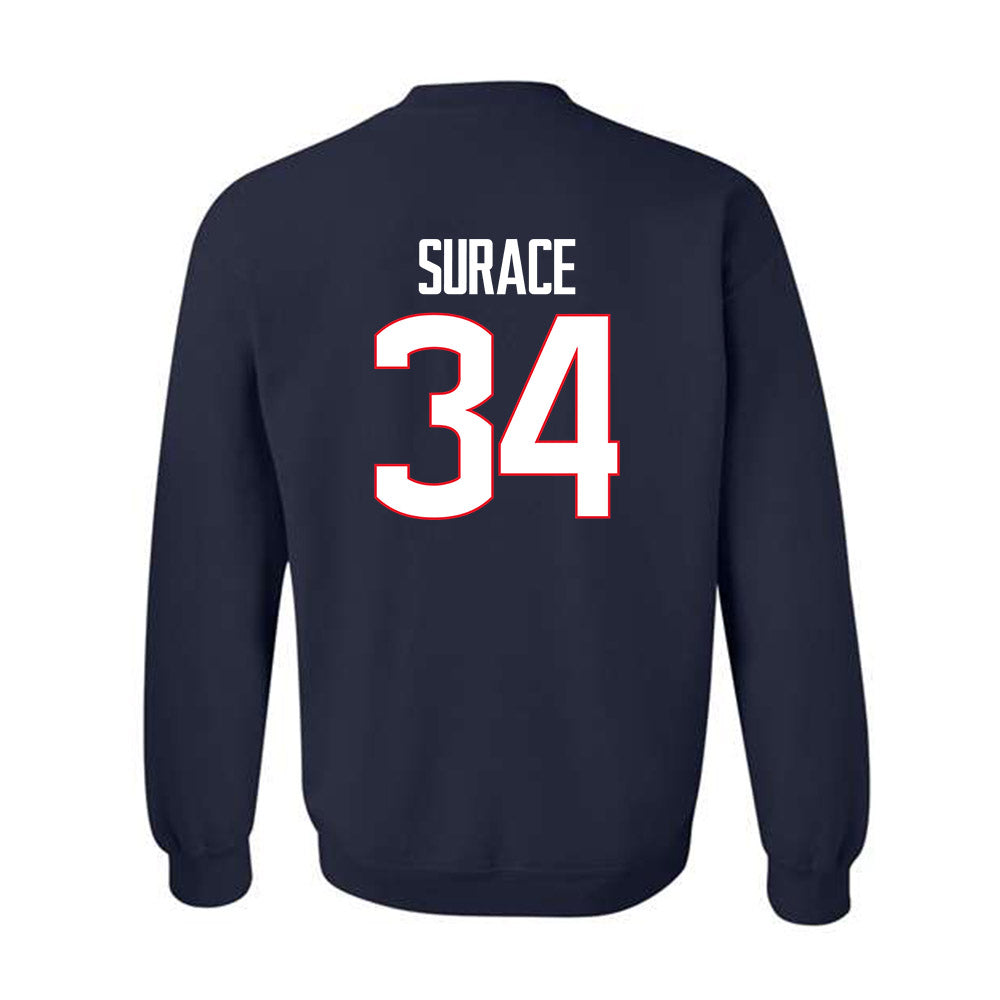 UConn - NCAA Women's Lacrosse : Brooke Surace - Crewneck Sweatshirt-1