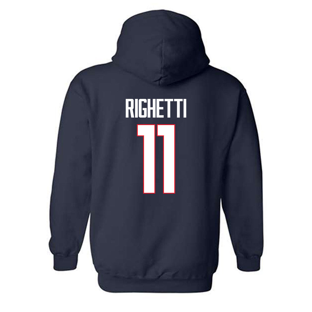 UConn - NCAA Women's Soccer : Tiana Righetti - Hooded Sweatshirt-1