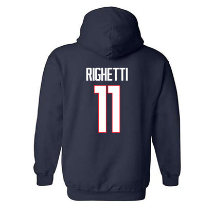 UConn - NCAA Women's Soccer : Tiana Righetti - Hooded Sweatshirt-1