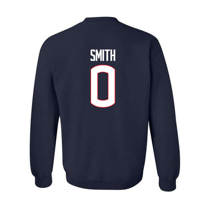 UConn - NCAA Men's Basketball : Malachi Smith - Crewneck Sweatshirt-1