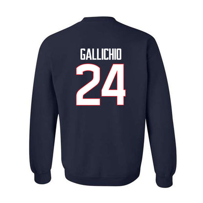 UConn - NCAA Men's Lacrosse : Eric Gallichio - Crewneck Sweatshirt-1