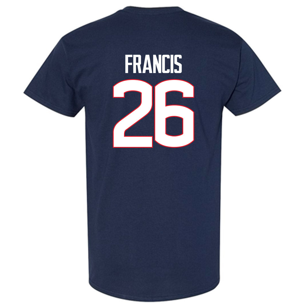 UConn - NCAA Men's Soccer : Sebastian Francis - T-Shirt-1