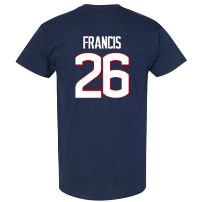 UConn - NCAA Men's Soccer : Sebastian Francis - T-Shirt-1