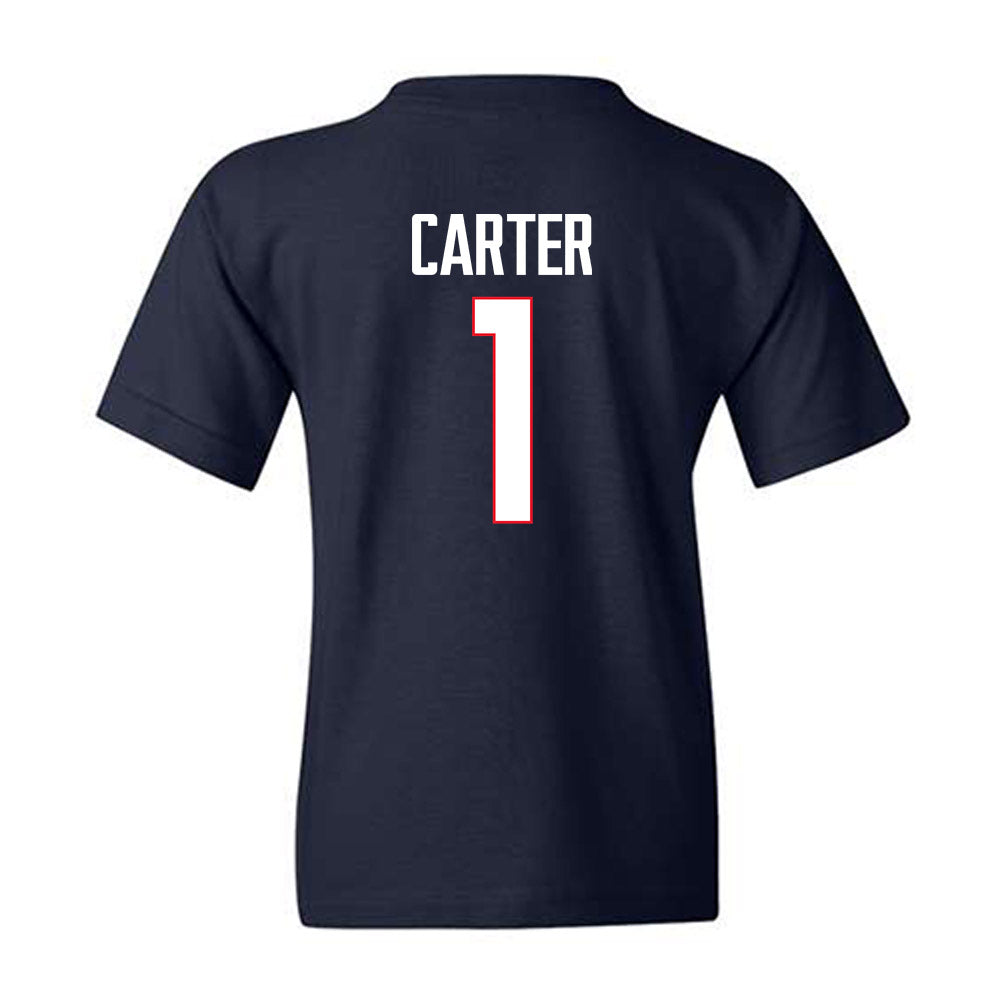 UConn - NCAA Men's Soccer : Adam Carter - Youth T-Shirt-1