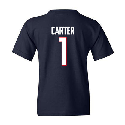 UConn - NCAA Men's Soccer : Adam Carter - Youth T-Shirt-1