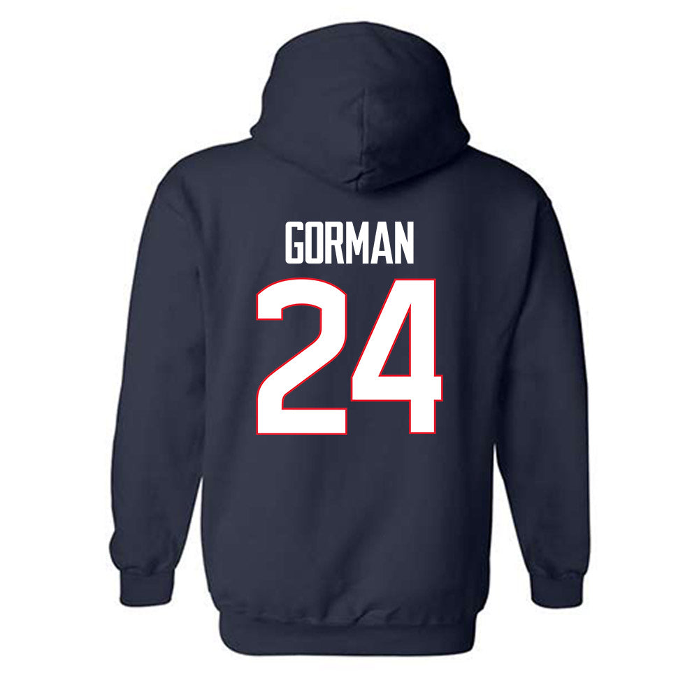 UConn - NCAA Women's Soccer : Kileigh Gorman - Hooded Sweatshirt-1
