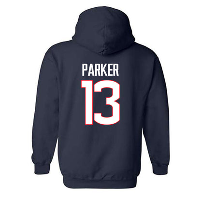 UConn - NCAA Football : Chris Parker - Hooded Sweatshirt-1