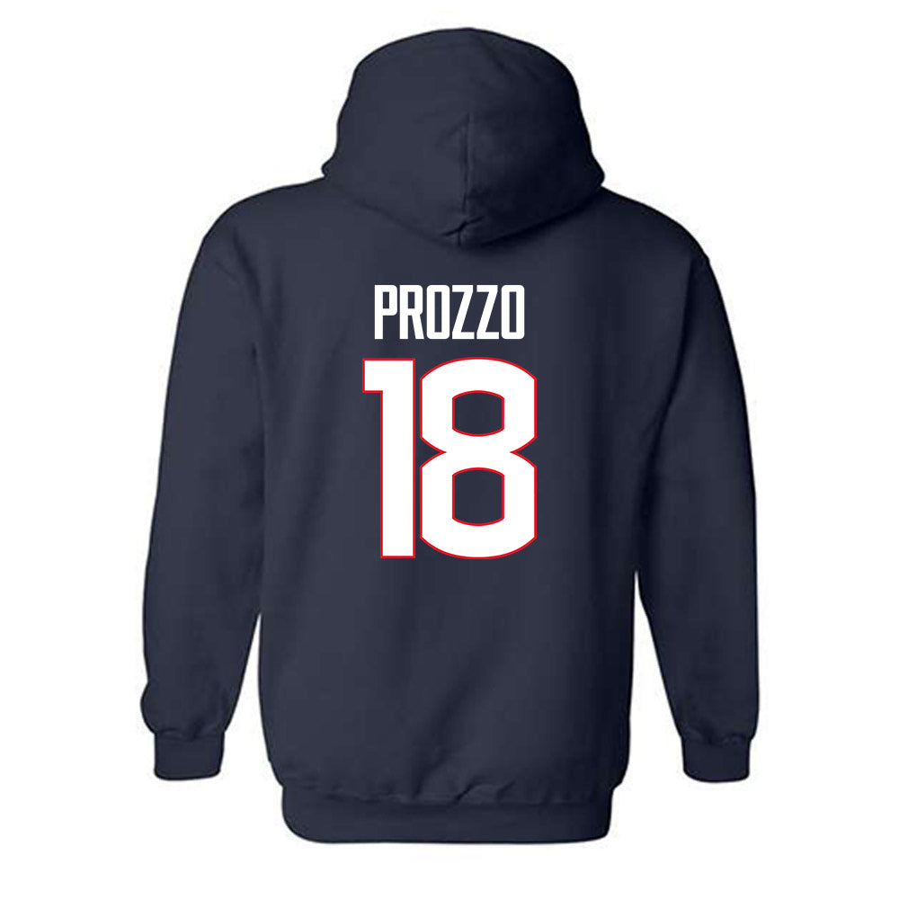 UConn - NCAA Women's Soccer : Riley Prozzo - Hooded Sweatshirt-1