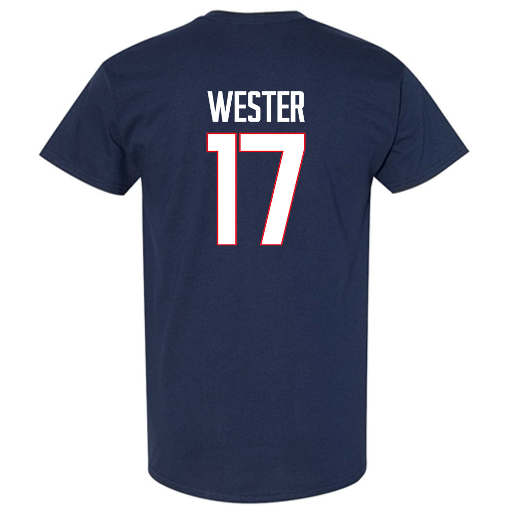 UConn - NCAA Men's Soccer : Edward Wester - T-Shirt-1