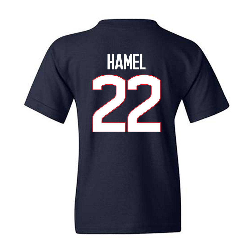 UConn - NCAA Men's Soccer : Johan Hamel - Youth T-Shirt-1