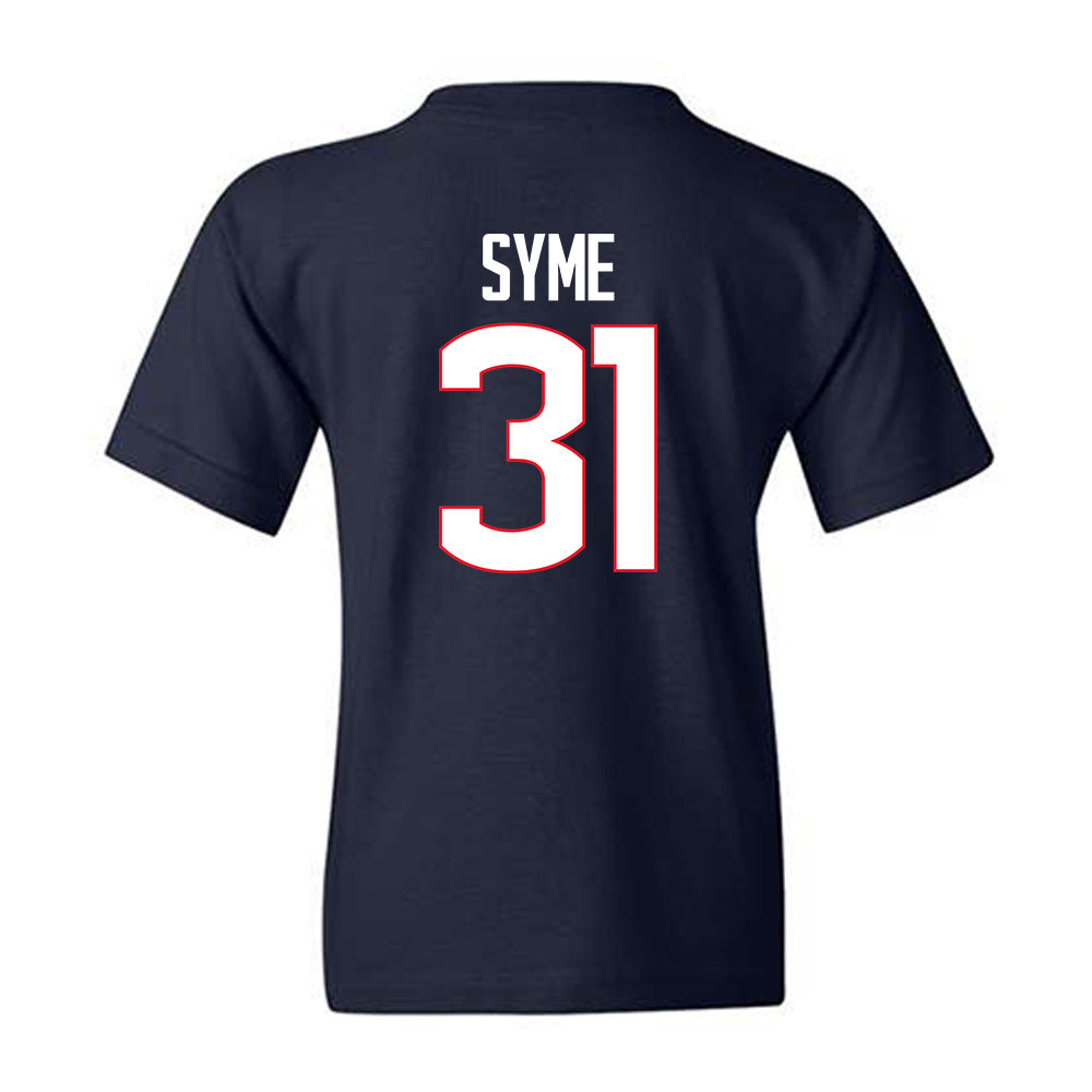 UConn - NCAA Women's Lacrosse : Madelyn Syme - Youth T-Shirt-1