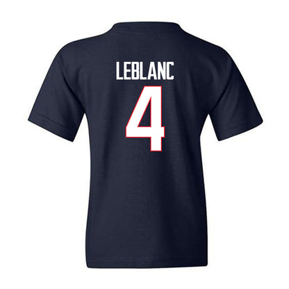 UConn - NCAA Women's Soccer : Lydia LeBlanc - Youth T-Shirt-1