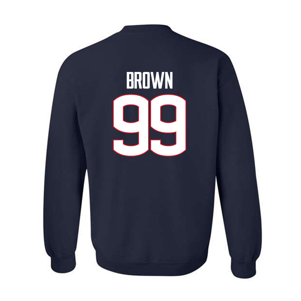 UConn - NCAA Football : Delano Brown - Crewneck Sweatshirt-1