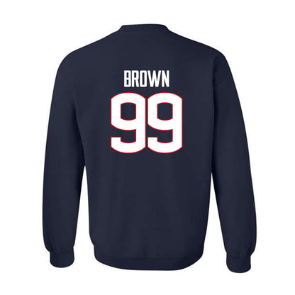 UConn - NCAA Football : Delano Brown - Crewneck Sweatshirt-1