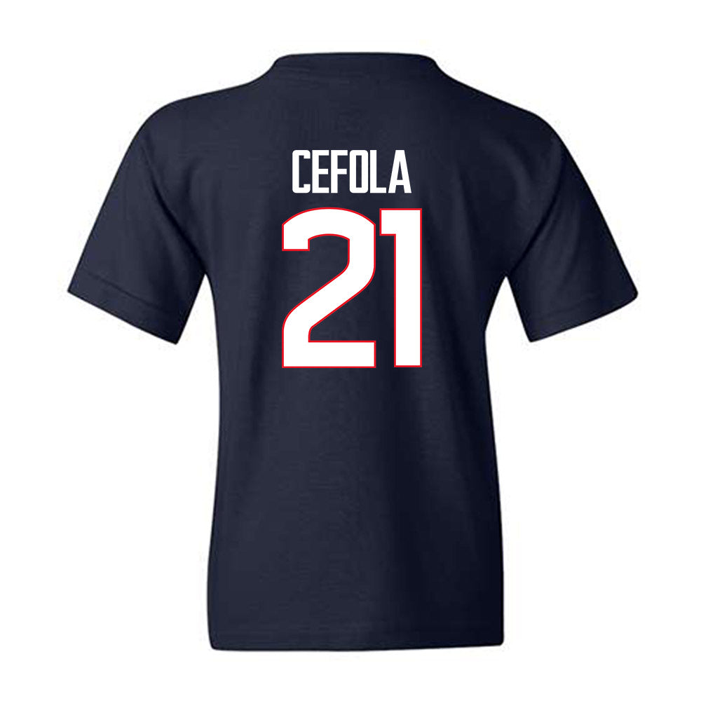 UConn - NCAA Softball : Bella Cefola - Youth T-Shirt-1