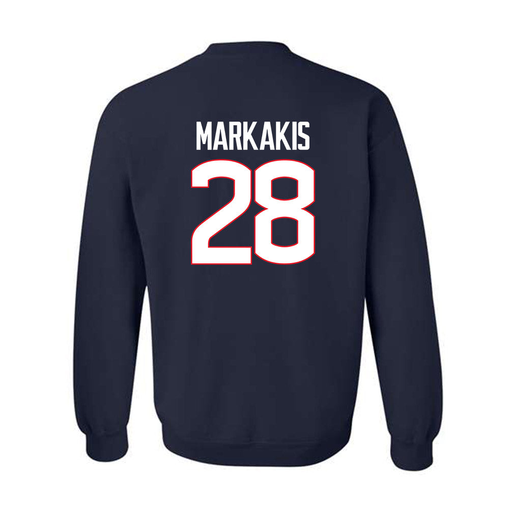 UConn - NCAA Women's Ice Hockey : Ellie Markakis - Crewneck Sweatshirt-1