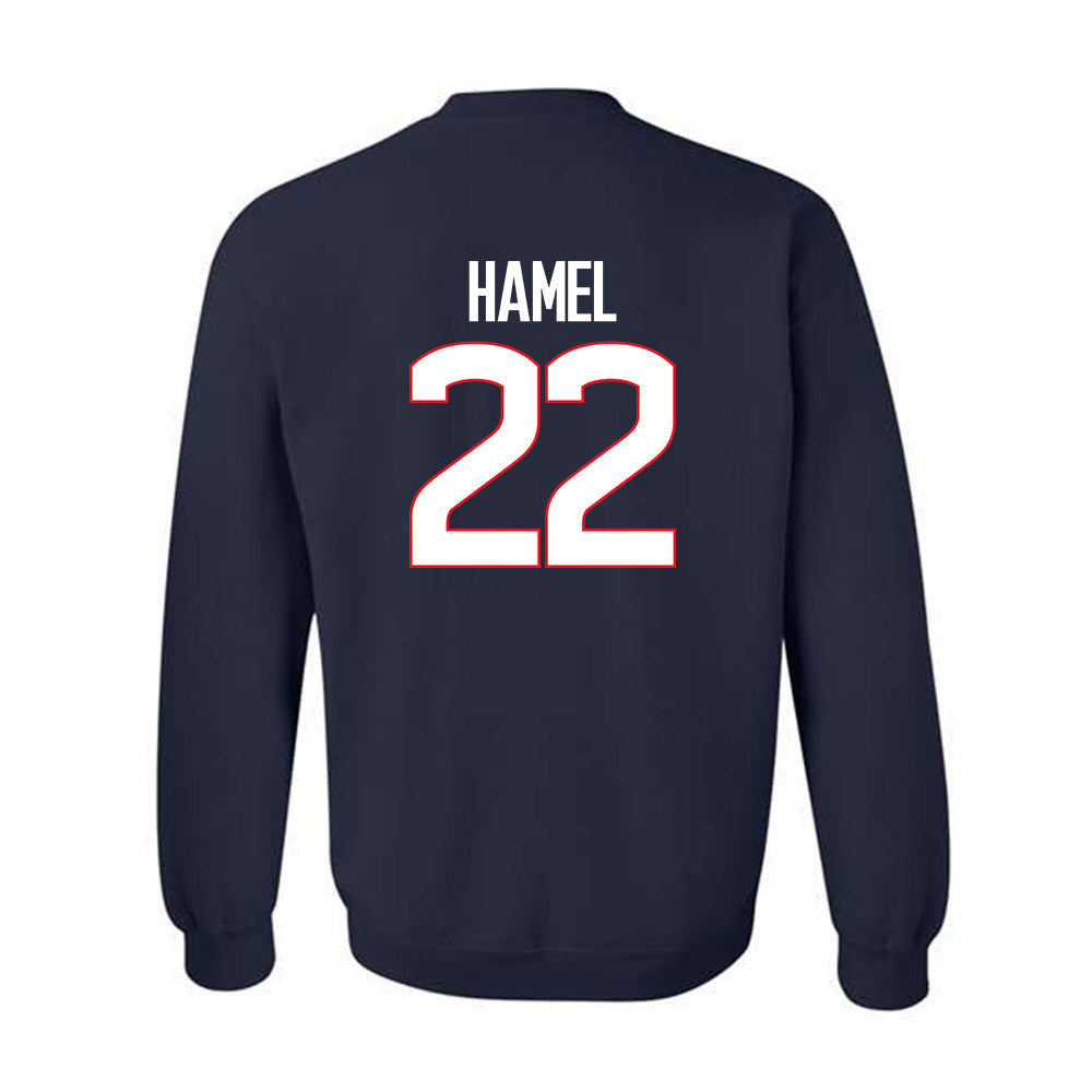UConn - NCAA Men's Soccer : Johan Hamel - Crewneck Sweatshirt-1