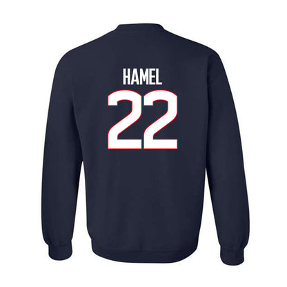 UConn - NCAA Men's Soccer : Johan Hamel - Crewneck Sweatshirt-1
