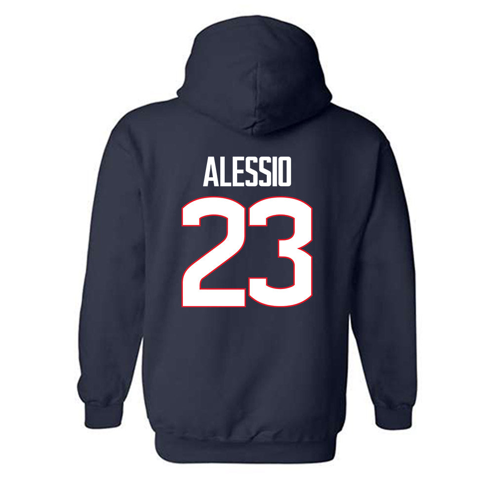 UConn - NCAA Men's Soccer : Preston Alessio - Hooded Sweatshirt-1