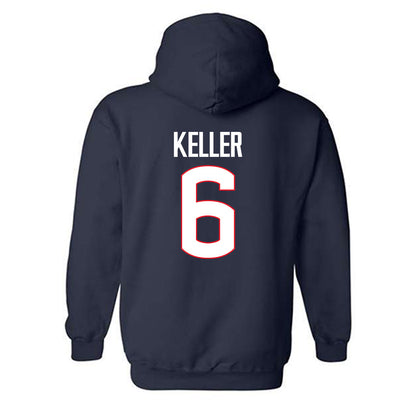 UConn - NCAA Women's Field Hockey : Paige Keller - Hooded Sweatshirt-1