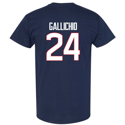 UConn - NCAA Men's Lacrosse : Eric Gallichio - T-Shirt-1