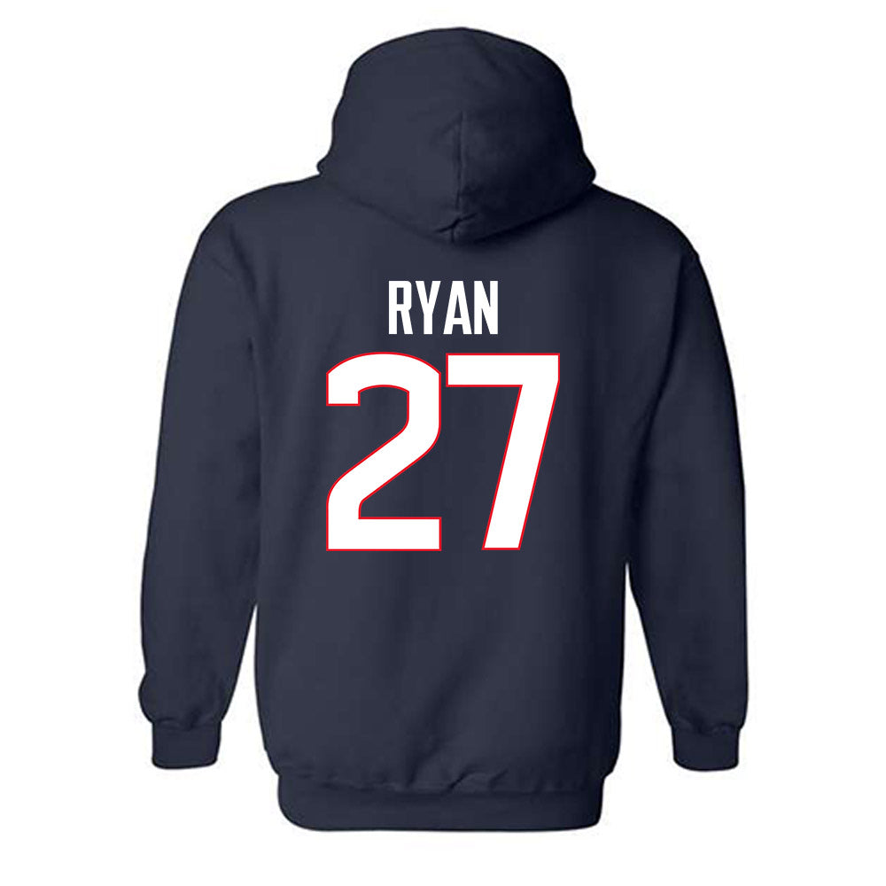 UConn - NCAA Men's Soccer : Jack Ryan - Hooded Sweatshirt-1