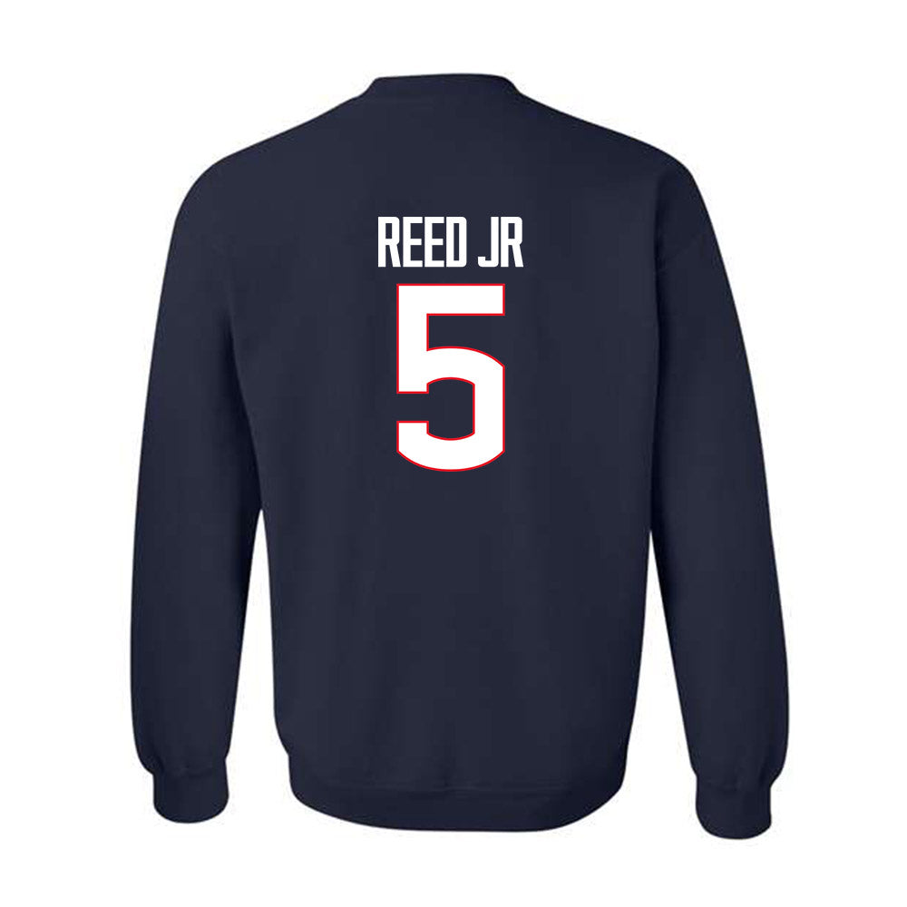UConn - NCAA Men's Basketball : Tarris Reed Jr - Crewneck Sweatshirt-1
