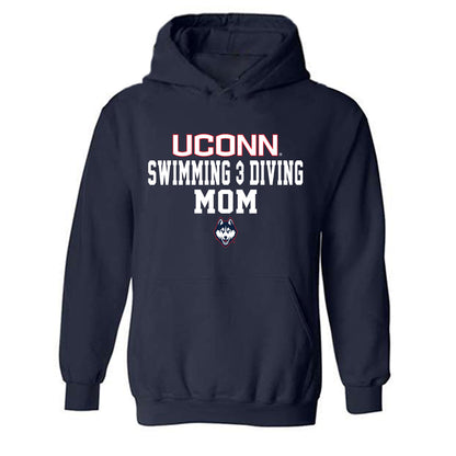 UConn - NCAA Women's Swimming & Diving : Mia Hatzis - Hooded Sweatshirt-0