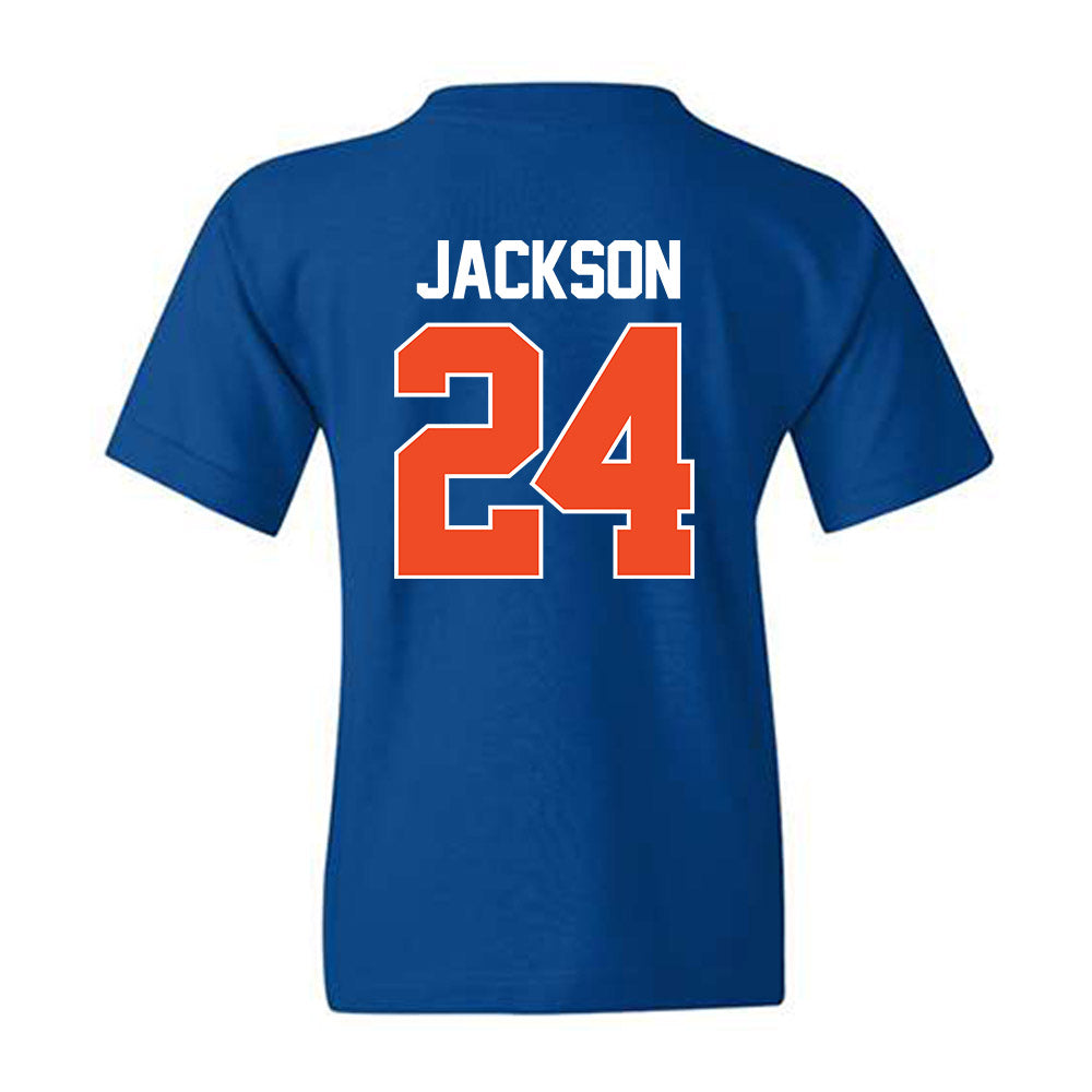 Florida - NCAA Football : Ja'Kobi Jackson - Sports Mom Youth T-Shirt-1