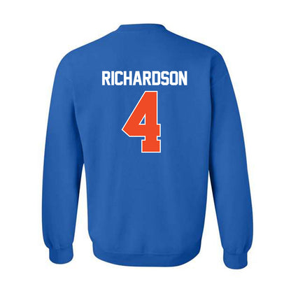Florida - NCAA Women's Lacrosse : Kennedy Richardson - Sports Mom Crewneck Sweatshirt-1
