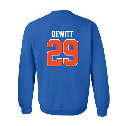 Florida - NCAA Women's Lacrosse : Boo DeWitt - Sports Mom Crewneck Sweatshirt-1
