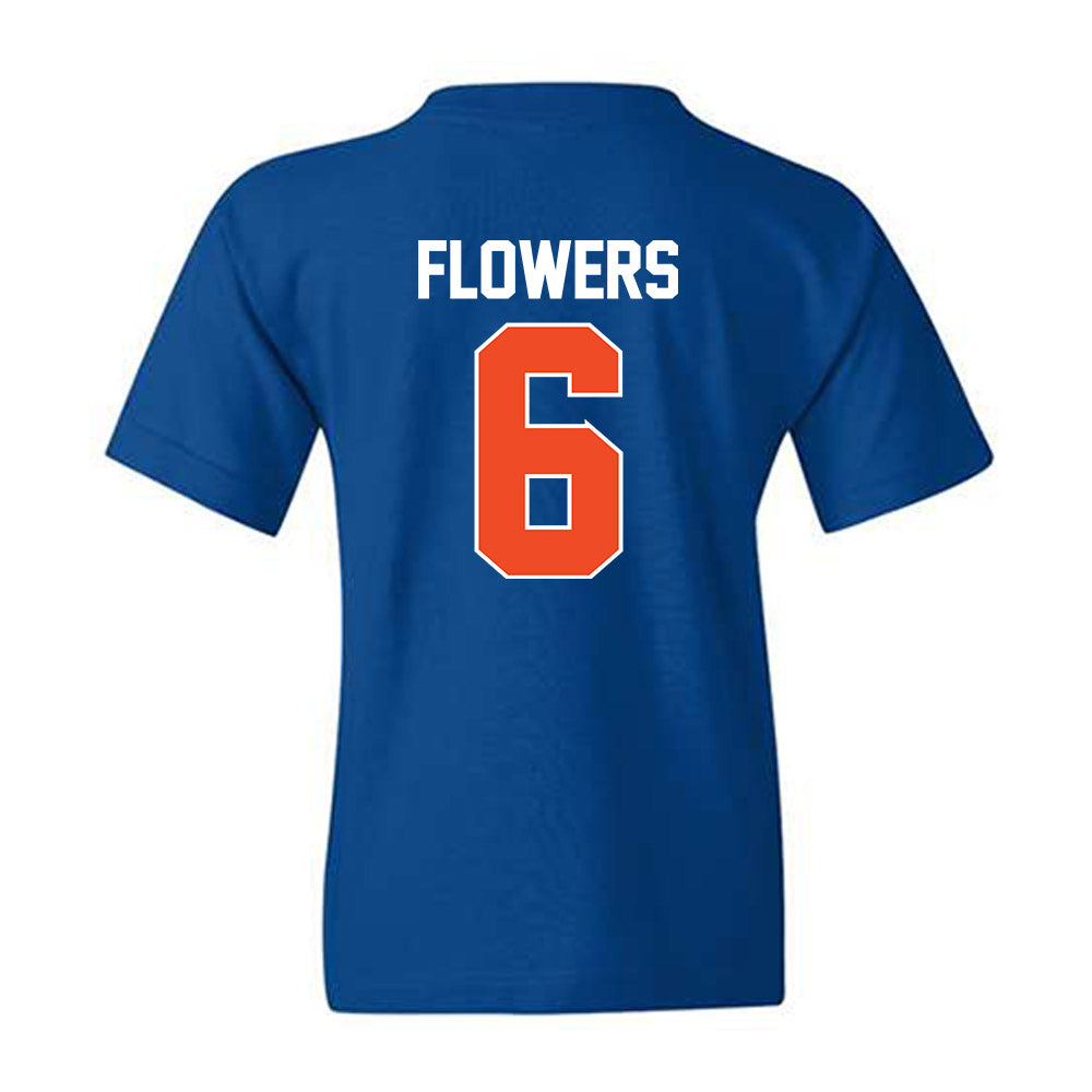 Florida - NCAA Football : Jvari Flowers - Sports Mom Youth T-Shirt-1