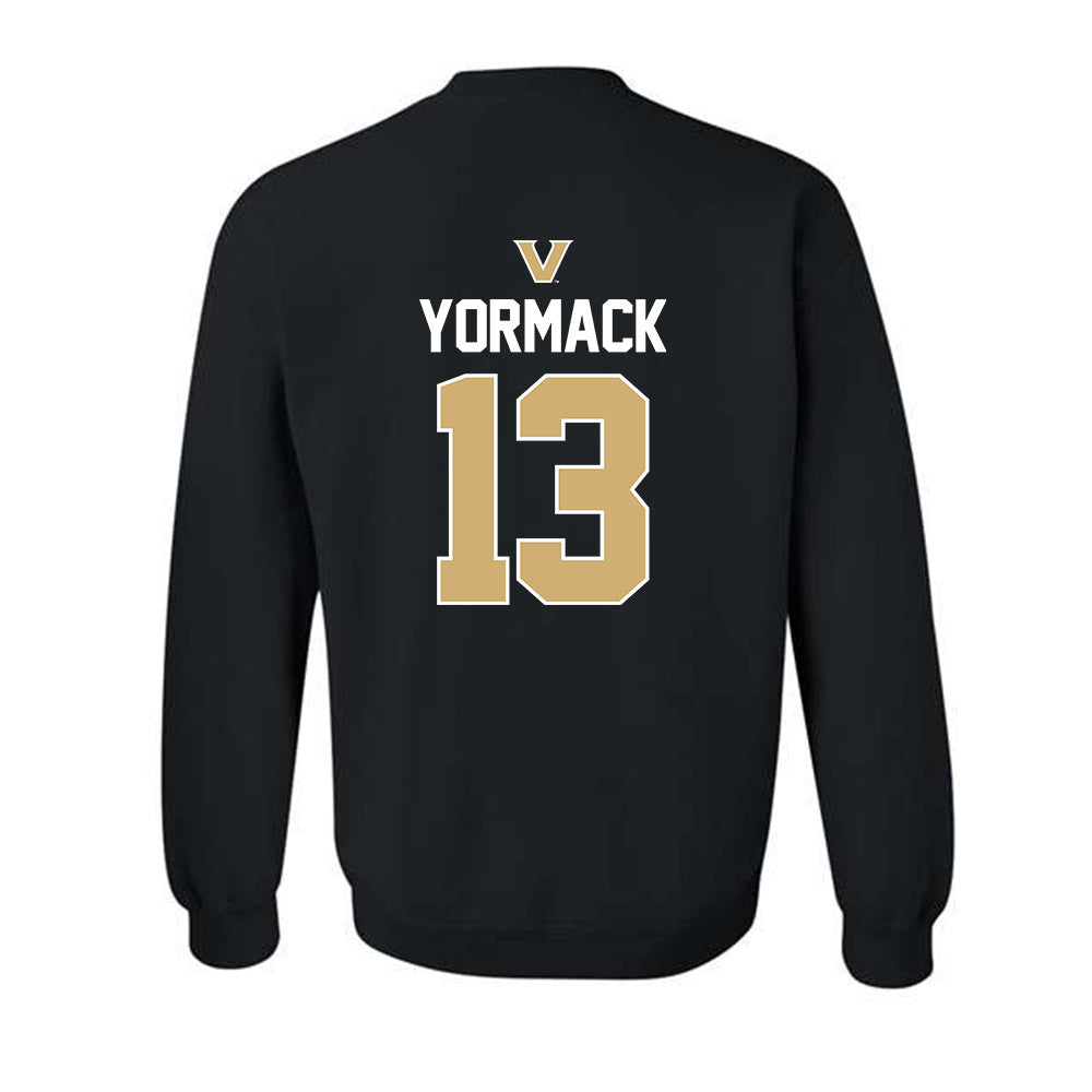 Vanderbilt - NCAA Baseball : Derek Yormack - Sports Mom Classic Shersey Crewneck Sweatshirt-1