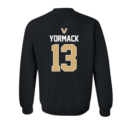 Vanderbilt - NCAA Baseball : Derek Yormack - Sports Mom Classic Shersey Crewneck Sweatshirt-1