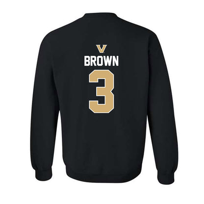 Vanderbilt - NCAA Football : Tristen Brown - Sports Mom Classic Shersey Crewneck Sweatshirt-1