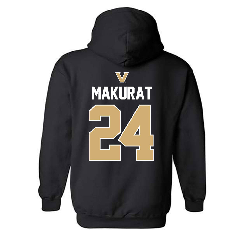 Vanderbilt - NCAA Women's Basketball : Agata Makurat - Sports Mom Classic Shersey Hooded Sweatshirt-1