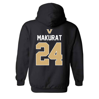 Vanderbilt - NCAA Women's Basketball : Agata Makurat - Sports Mom Classic Shersey Hooded Sweatshirt-1
