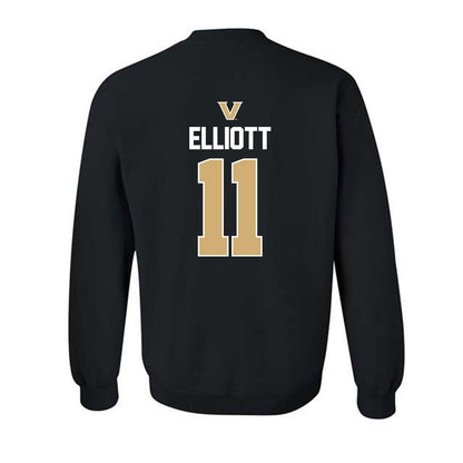 Vanderbilt - NCAA Football : Jack Elliott - Sports Mom Classic Shersey Crewneck Sweatshirt-1