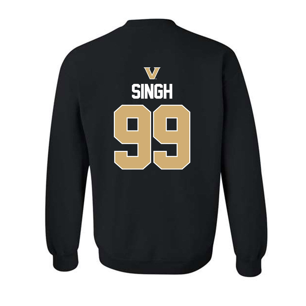 Vanderbilt - NCAA Football : Joshua Singh - Sports Mom Classic Shersey Crewneck Sweatshirt-1