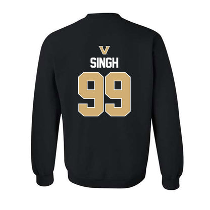 Vanderbilt - NCAA Football : Joshua Singh - Sports Mom Classic Shersey Crewneck Sweatshirt-1