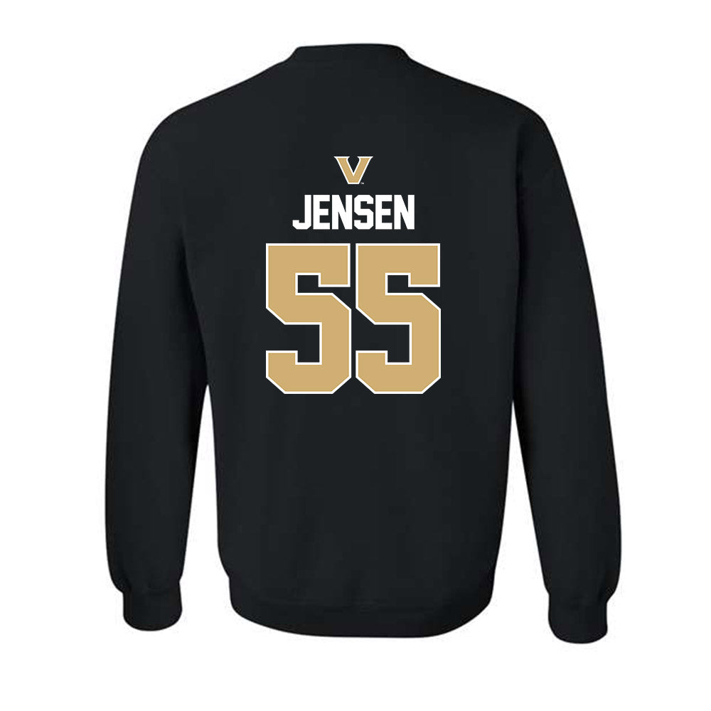 Vanderbilt - NCAA Baseball : Max Jensen - Sports Mom Classic Shersey Crewneck Sweatshirt-1