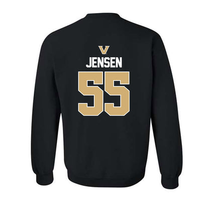 Vanderbilt - NCAA Baseball : Max Jensen - Sports Mom Classic Shersey Crewneck Sweatshirt-1