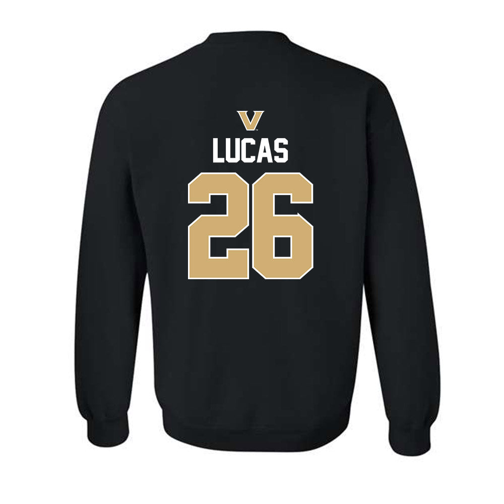 Vanderbilt - NCAA Women's Lacrosse : Caroline Lucas - Sports Mom Classic Shersey Crewneck Sweatshirt-1